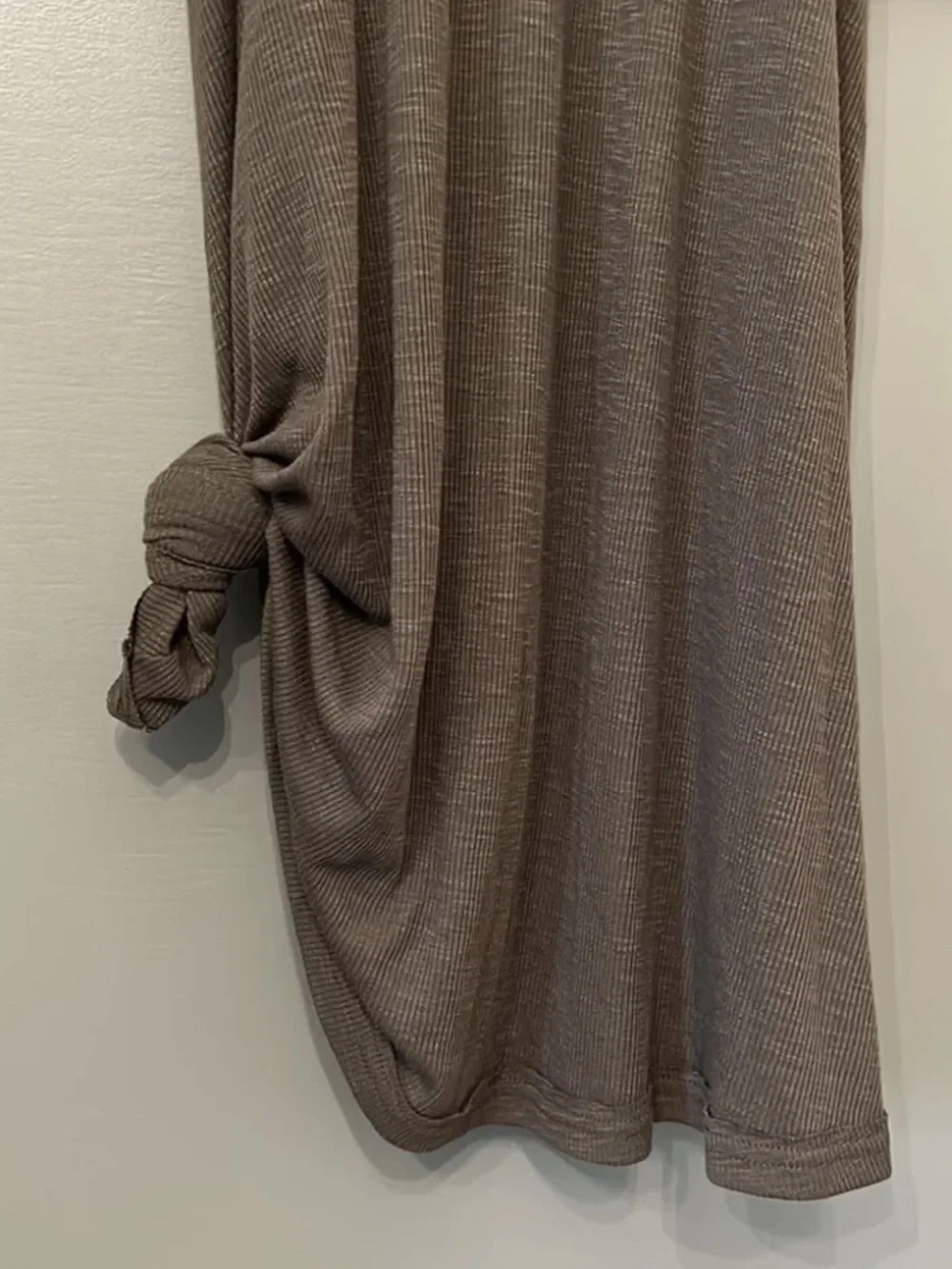 Free People Beach La Nite Tank Dress Ribbed Knit Mini in Army Dark Green Size XS